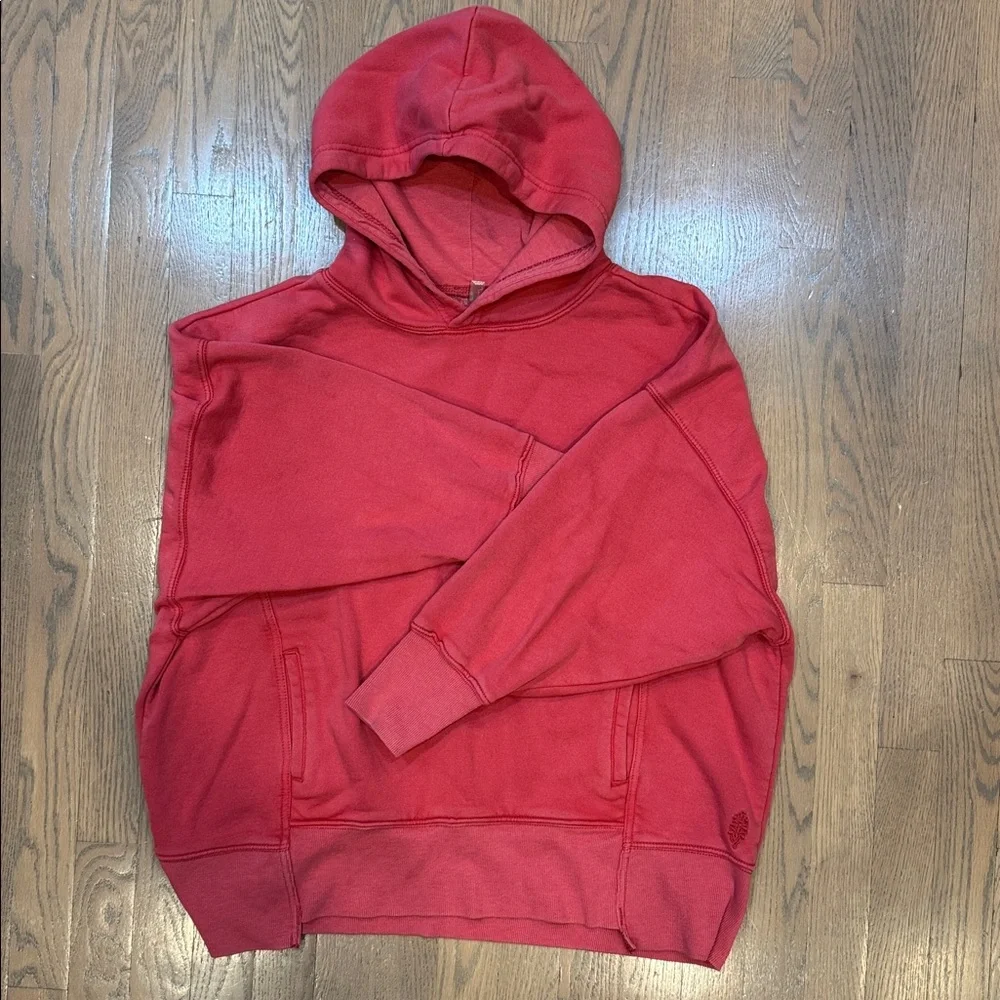 Free People Sprint To The Finish Hoodie/Winter Berry - Picture 5 of 9